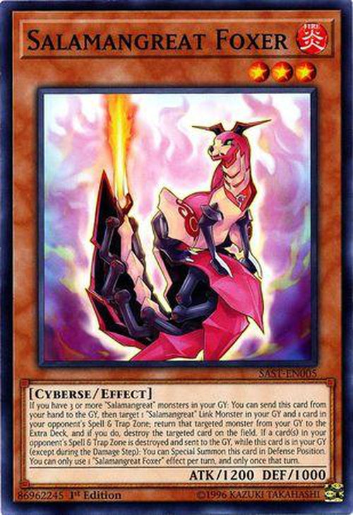 Salamangreat Foxer - SAST-EN000 - Common 1st Edition-Cherry Collectables