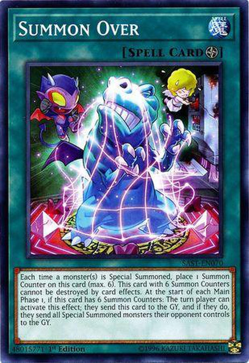 Summon Over - SAST-EN000 - Common 1st Edition-Cherry Collectables
