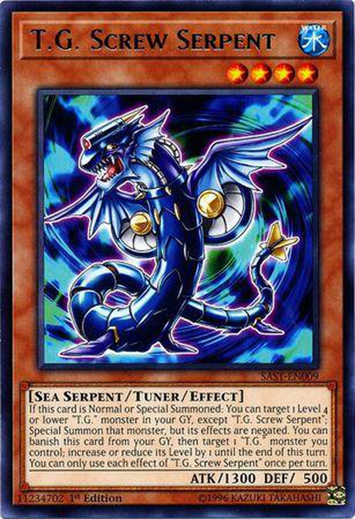 TG Screw Serpent - SAST-EN009 - Rare 1st Edition-Cherry Collectables