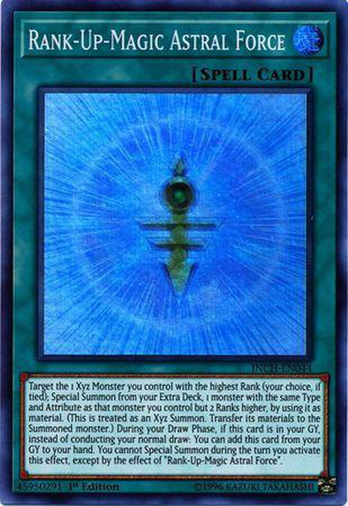 Rank-Up-Magic Astral Force - INCH-EN044 - Super Rare 1st Edition-Cherry Collectables