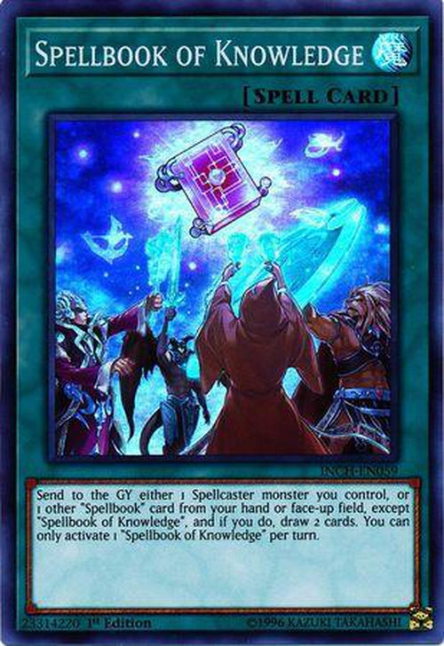 Spellbook of Knowledge - INCH-EN059 - Super Rare 1st Edition-Cherry Collectables