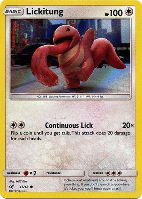 Lickitung - 16/18 - Common-Cherry Collectables
