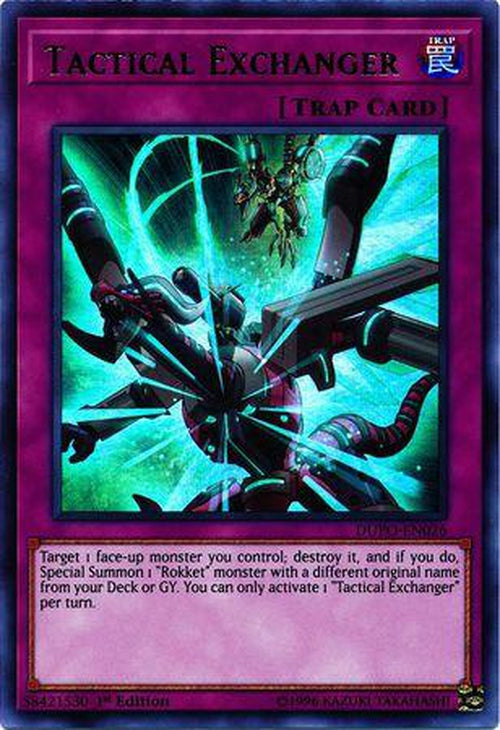 Tactical Exchanger - DUPO-EN026 - Ultra Rare 1st Edition-Cherry Collectables