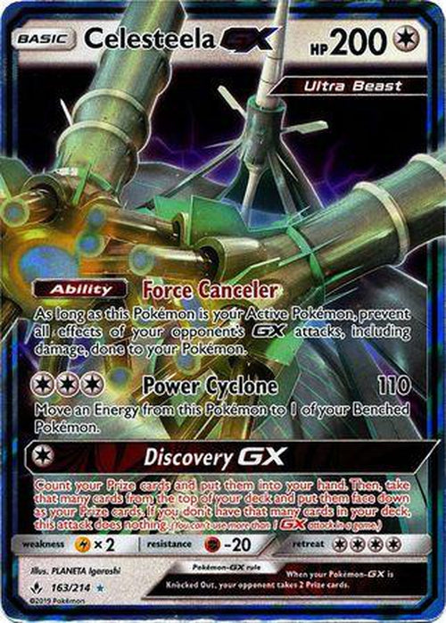 Celesteela GX - 163/214 - Ultra Rare - Unbroken Bonds-Cherry Collectables