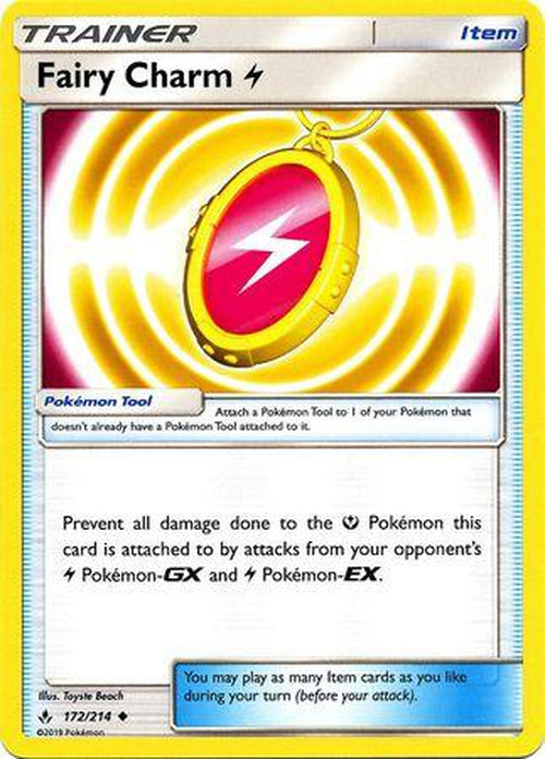 Fairy Charm Lightning - 172/214 - Uncommon - Unbroken Bonds-Cherry Collectables
