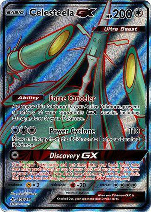 Celesteela GX - 208/214 - Full Art Ultra Rare - Unbroken Bonds-Cherry Collectables