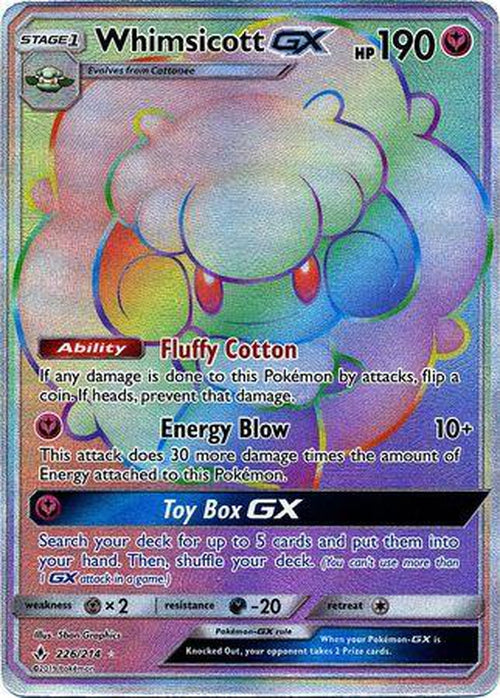 Whimsicott GX - 226/214 - Hyper Rare - Unbroken Bonds-Cherry Collectables
