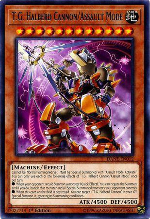 TG Halberd Cannon/Assault Mode - DANE-EN012 - Rare 1st Edition-Cherry Collectables