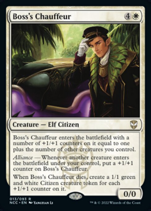 Boss's Chauffeur 13/93 -  New Capenna Commander