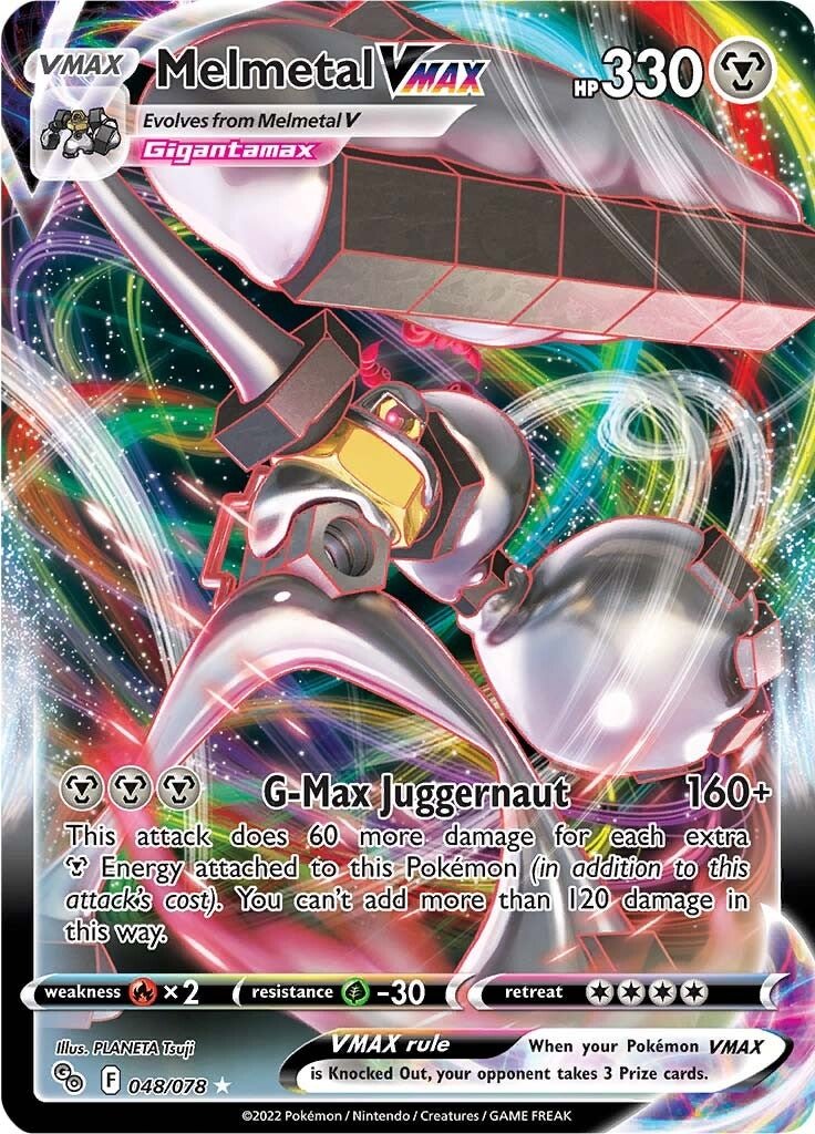 Melmetal VMAX - 048/078 - Ultra Rare Pokemon Go