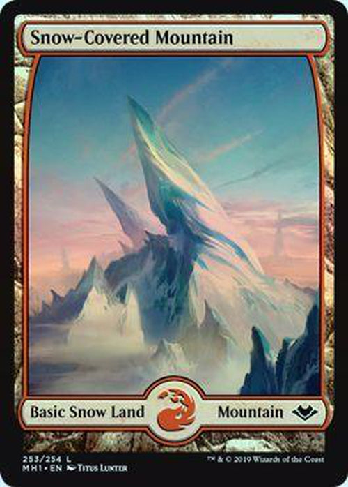 Snow-Covered Mountain 253/254 - Modern Horizons - Foil-Cherry Collectables