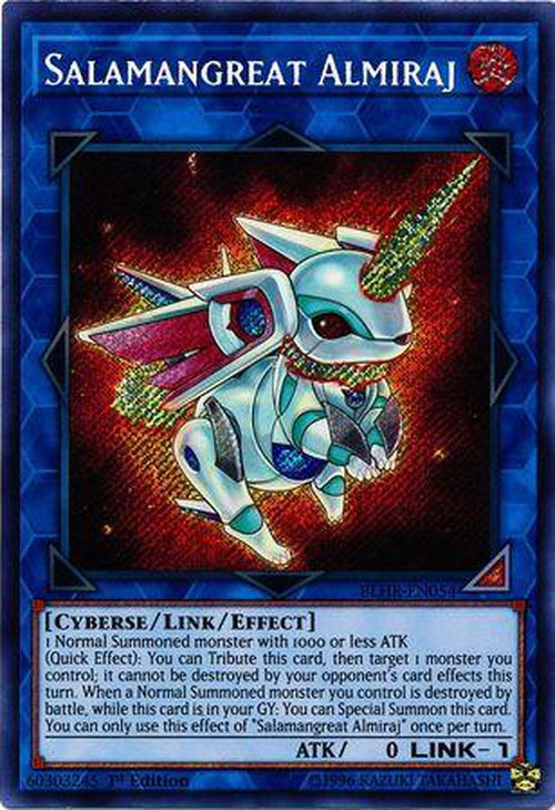 Salamangreat Almiraj - BLHR-EN054 - Secret Rare 1st Edition-Cherry Collectables