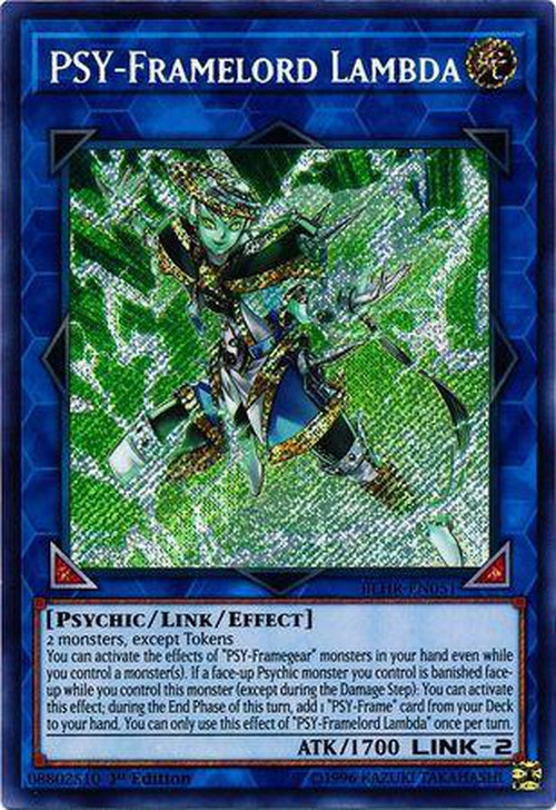 PSY-Framelord Lambda - BLHR-EN051 - Secret Rare 1st Edition-Cherry Collectables