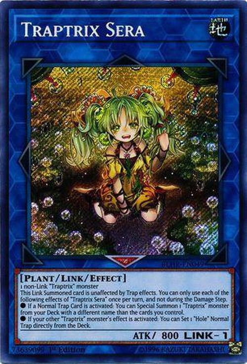 Traptrix Sera - BLHR-EN049 - Secret Rare 1st Edition-Cherry Collectables