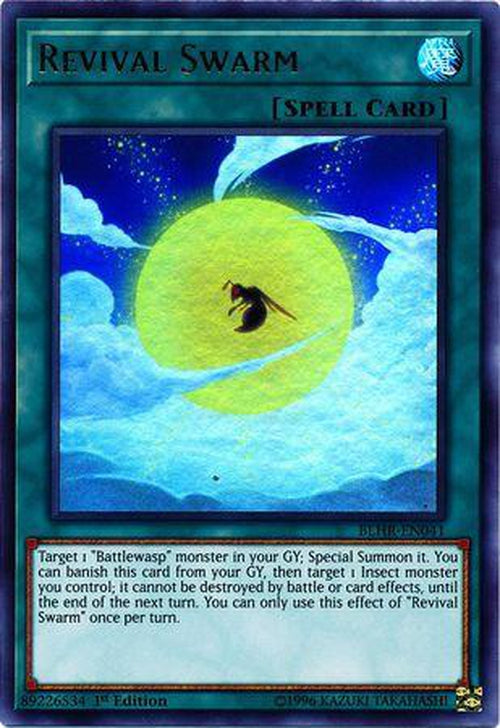 Revival Swarm - BLHR-EN041 - Ultra Rare 1st Edition-Cherry Collectables