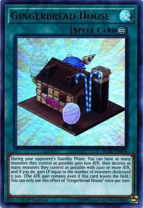 Gingerbread House - BLHR-EN004 - Ultra Rare 1st Edition-Cherry Collectables