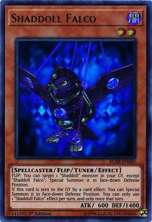 Shaddoll Falco - BLHR-EN080 - Ultra Rare 1st Edition-Cherry Collectables