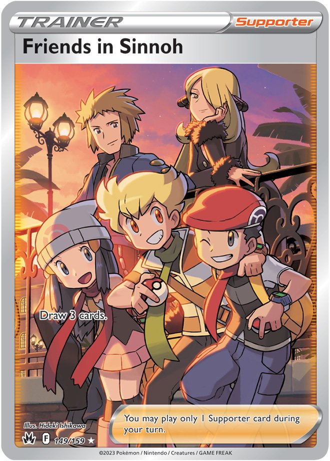 FULL ART Friends in Sinnoh - 149/159 - Ultra Rare Crown Zenith