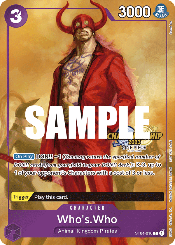 Who's.Who - ST04-010 C - Championship 2023 Celebration Pack Promo