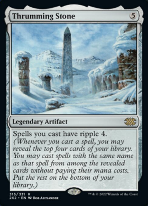 Thrumming Stone 315 /331 - Rare Double Masters 2022
