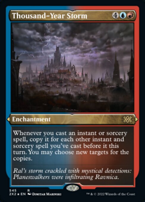 ETCHED FOIL Thousand-Year Storm 545# - Rare Double Masters 2022