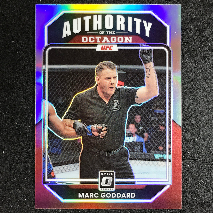 2023 Donruss Optic MARC GODDARD Authority of the Octagon Holo Silver #147