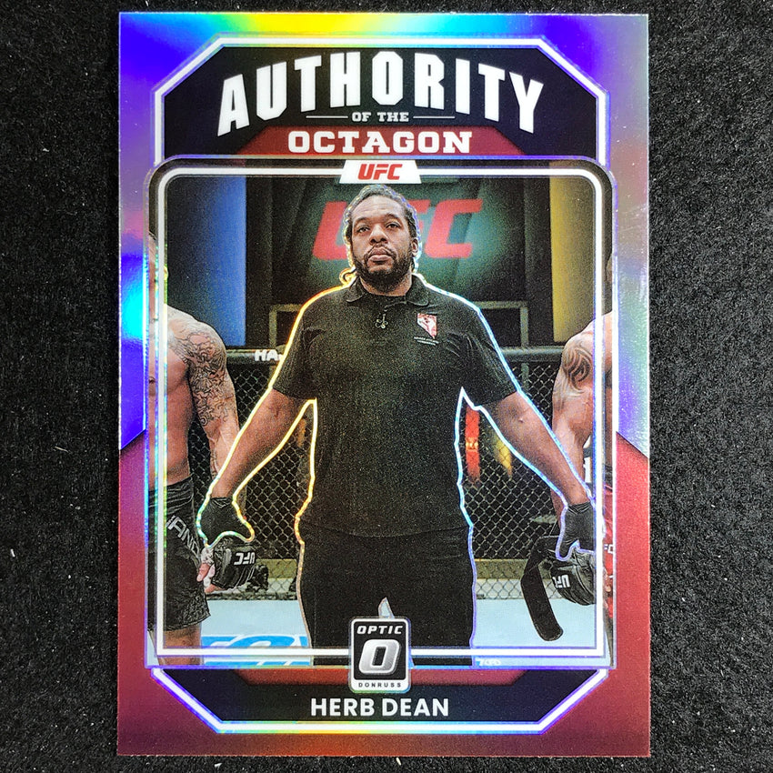 2023 Donruss Optic HERB DEAN Authority of the Octagon Holo Silver #148