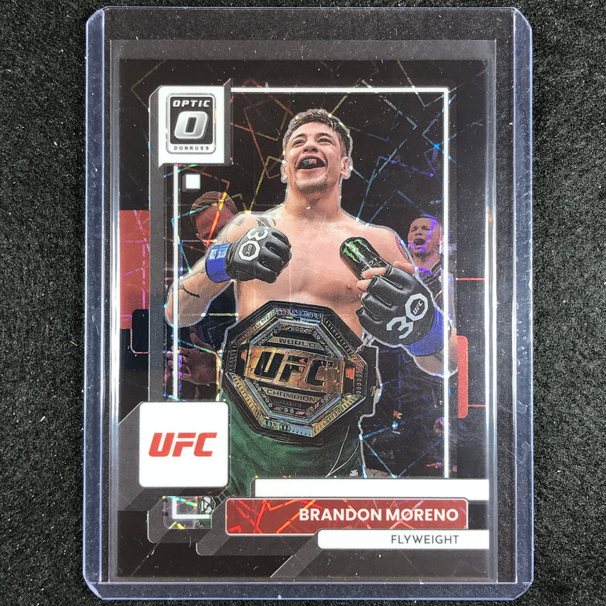 2023 Donruss Optic Brandon Moreno Base Black Velocity 5/39