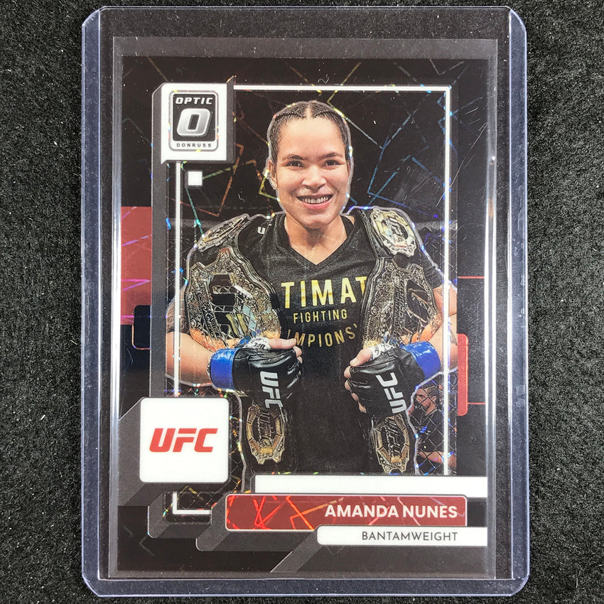 2023 Donruss Optic Amanda Nunes Base Black Velocity 22/39
