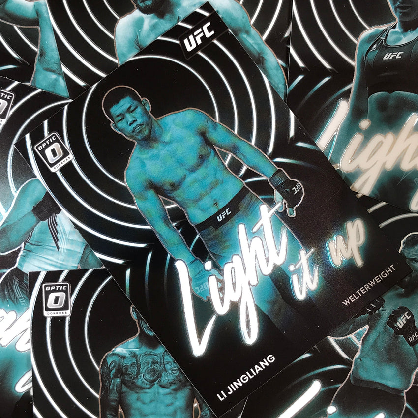 2023 Donruss Optic KAMARU USMAN Light It Up Base #12