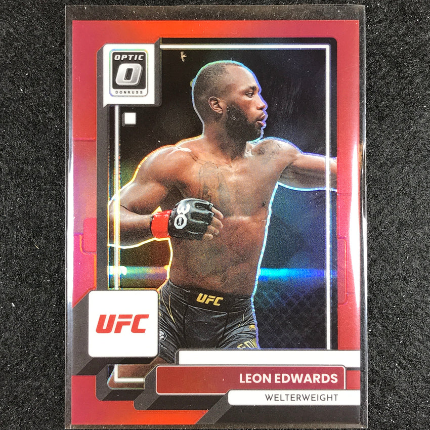 2023 Donruss Optic Leon Edwards Base Red 115/199