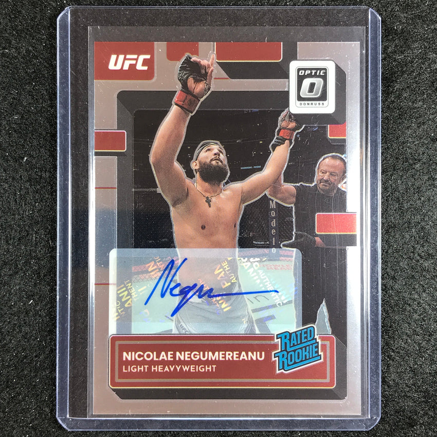 2023 Donruss Optic NICOLAE NEGUMEREANU Rated Rookie Auto Base #123