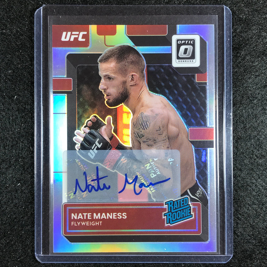 2023 Donruss Optic NATE MANESS Rated Rookie Auto Silver Holo #113