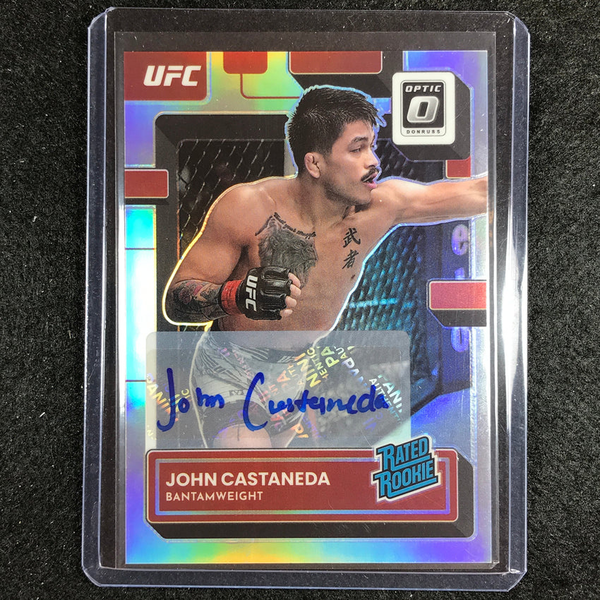 2023 Donruss Optic JOHN CASTANEDA Rated Rookie Auto Silver Holo #127