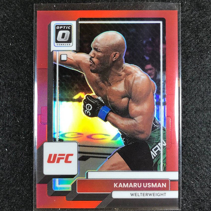 2023 Donruss Optic Kamaru Usman Base Red 66/199