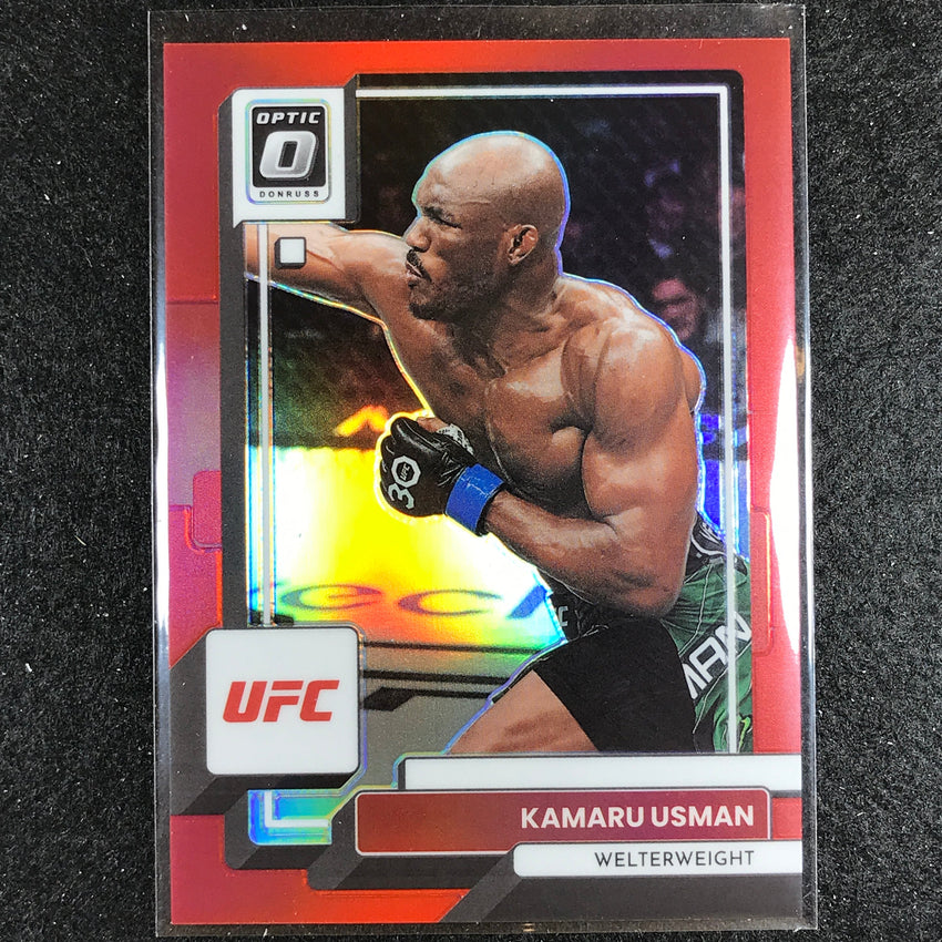 2023 Donruss Optic Kamaru Usman Base Red 122/199