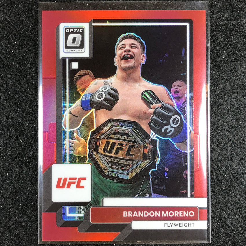 2023 Donruss Optic Brandon Moreno Base Red 187/199