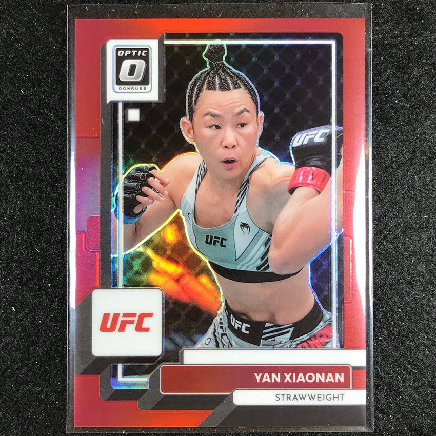 2023 Donruss Optic Yan Xiaonan Base Red 49/199