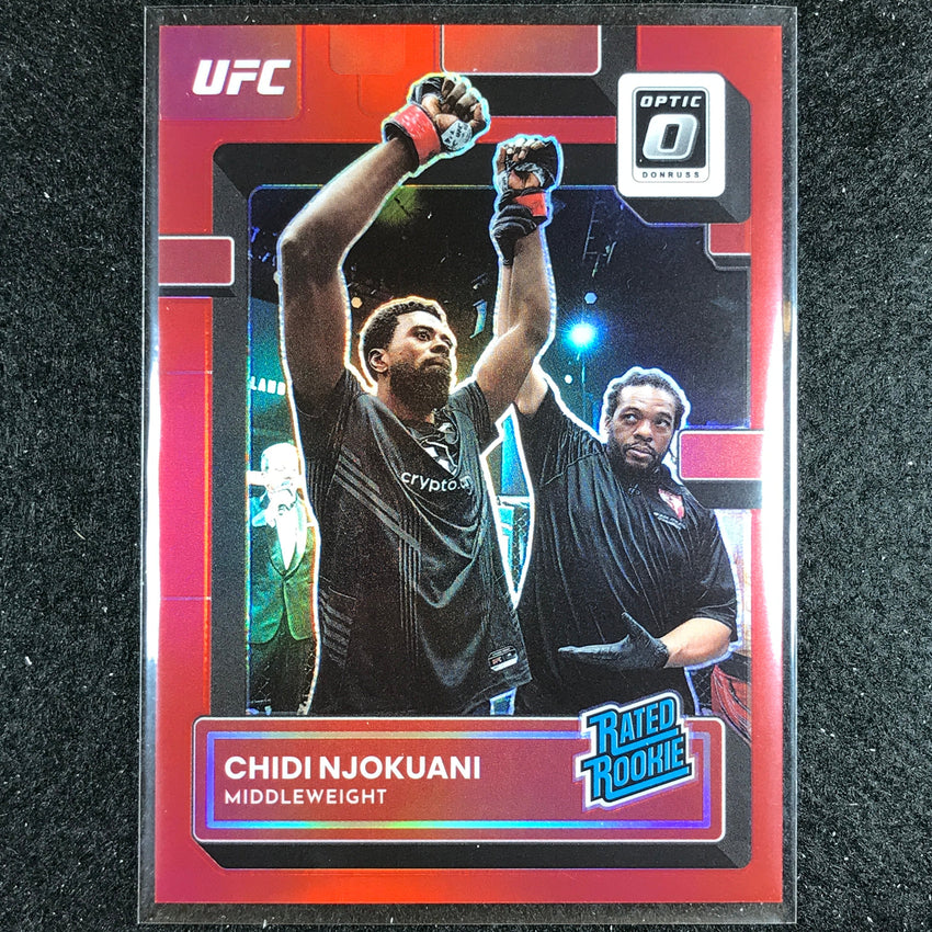 2023 Donruss Optic Chidi Njokuani Rated Rookie Red 147/199
