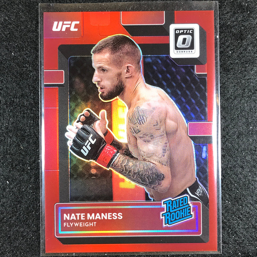 2023 Donruss Optic Nate Maness Rated Rookie Red 47/199