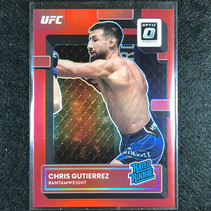 2023 Donruss Optic Chris Gutierrez Rated Rookie Red 36/199