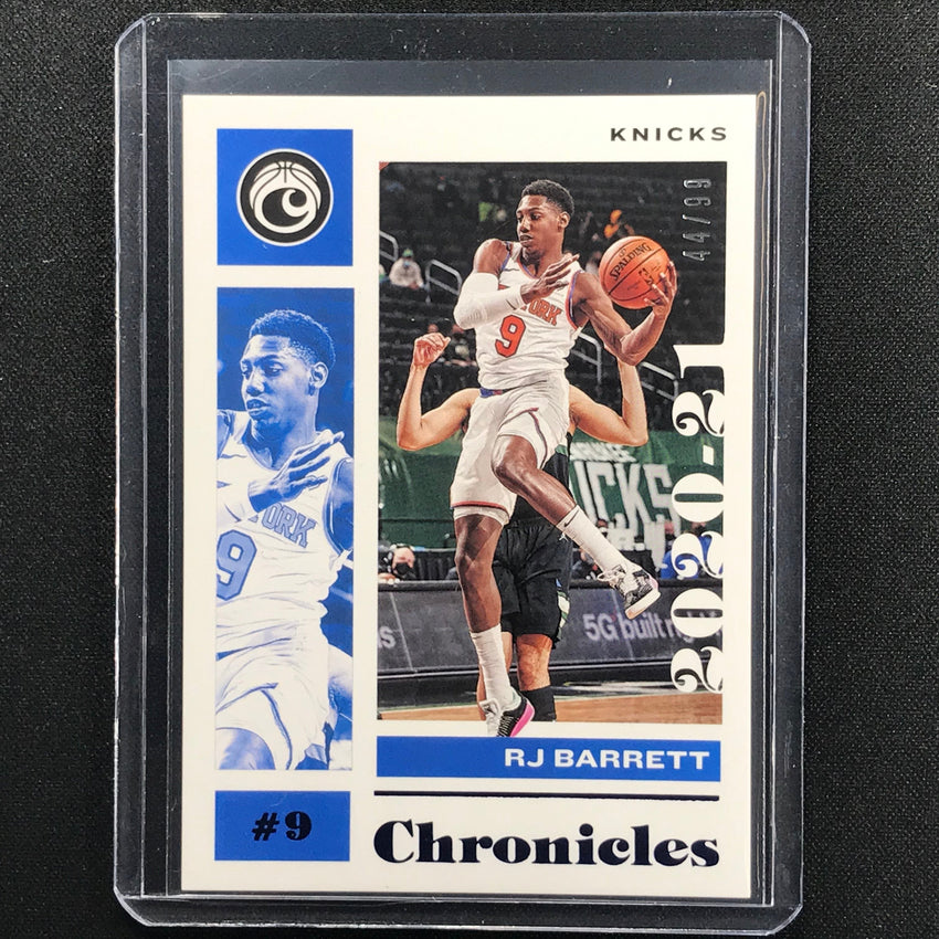 2020-21 Chronicles Rj Barrett Chronicles Base Blue 44/99