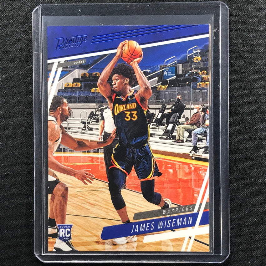 2020-21 Chronicles James Wiseman Prestige Rookie Blue 7/99
