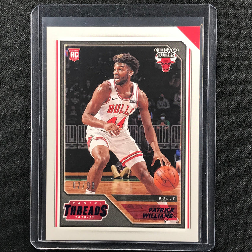 2020-21 Chronicles Patrick Williams Threads Rookie Blue 2/99