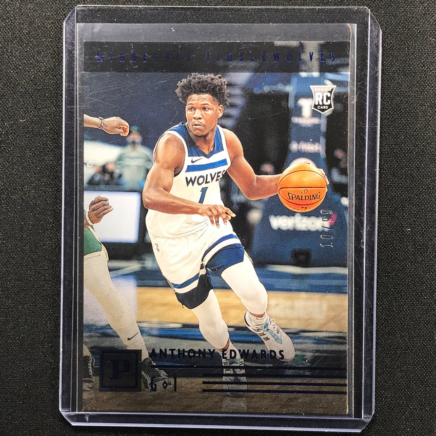 2020-21 Chronicles Anthony Edwards Panini Base Rookie Blue 10/99