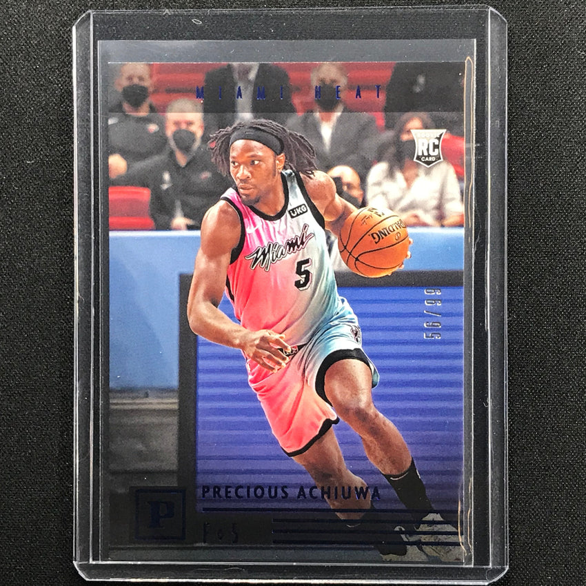 2020-21 Chronicles Precious Achiuwa Panini Base Rookie Blue 56/99