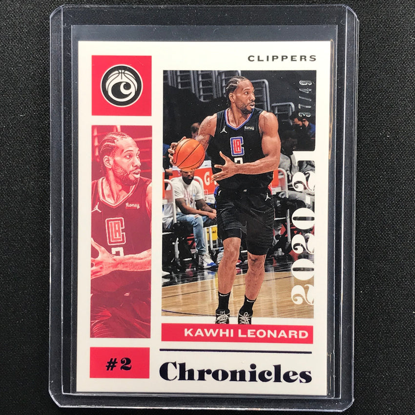 2020-21 Chronicles Kawhi Leonard Chronicles Base Purple 37/49