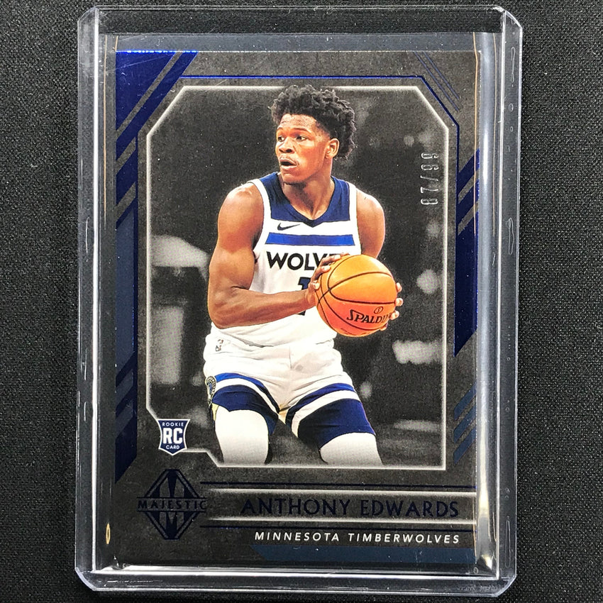 2020-21 Chronicles Anthony Edwards Majestic Rookie Blue 87/99