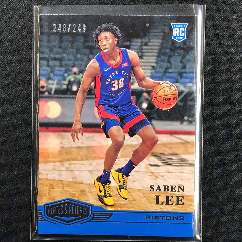 2020-21 Chronicles Saben Lee Plates And Patches Rookie Base 248/249