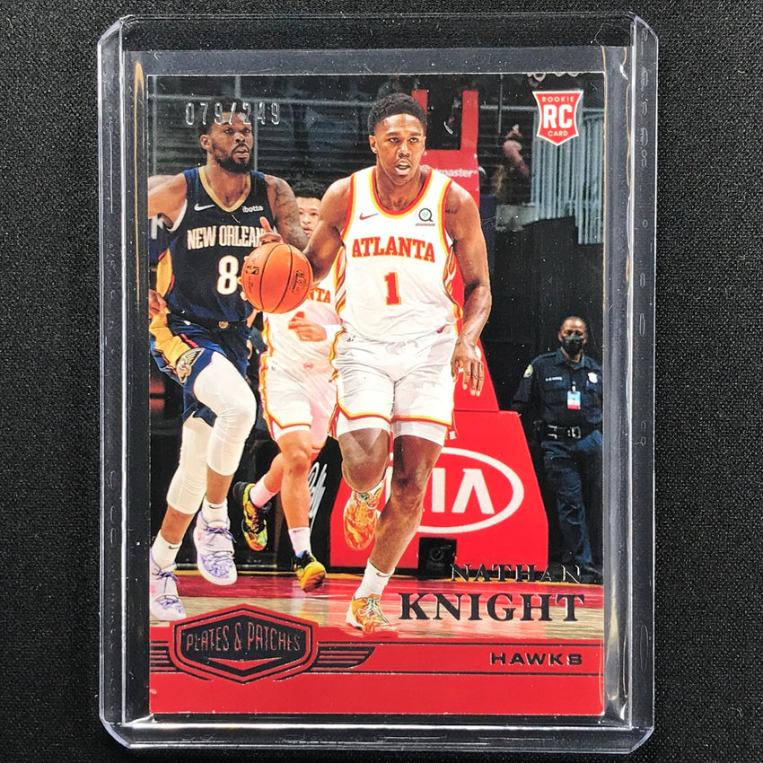 2020-21 Chronicles Nathan Knight Plates And Patches Rookie Base 79/249